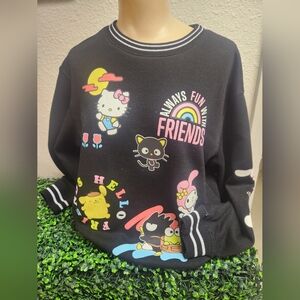 Women's Sanrio Hello Kitty And Friends
Graphic Sweatshirt - Black